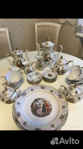 Сервиз чайно кофейный 33 предмета новый