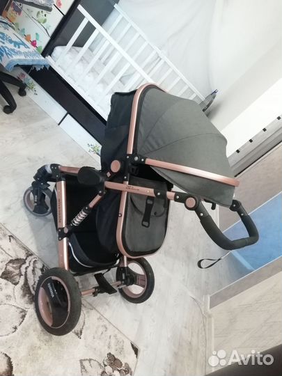 Детская коляска-трансформер 2 в 1 Wisesonle Q3