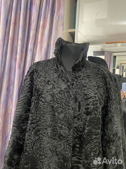 Шуба из каракульчи 48