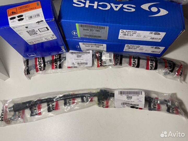 Комплект сцепления sachs 3000 951 485 Kia