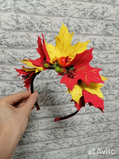 Ободок для волос ручной работы, для девочек