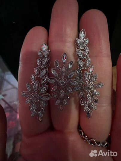 Комплект золото 750 бриллианты