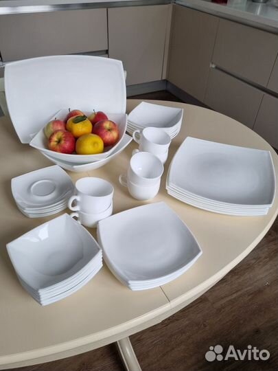 Столовый сервиз luminarc квадрато посуда