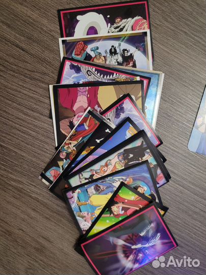 Наклейки и карточки аниме genshin impact