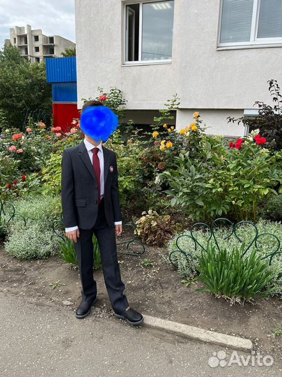 Пиджак Элегант, цвет Деко джинс, рост 122-128