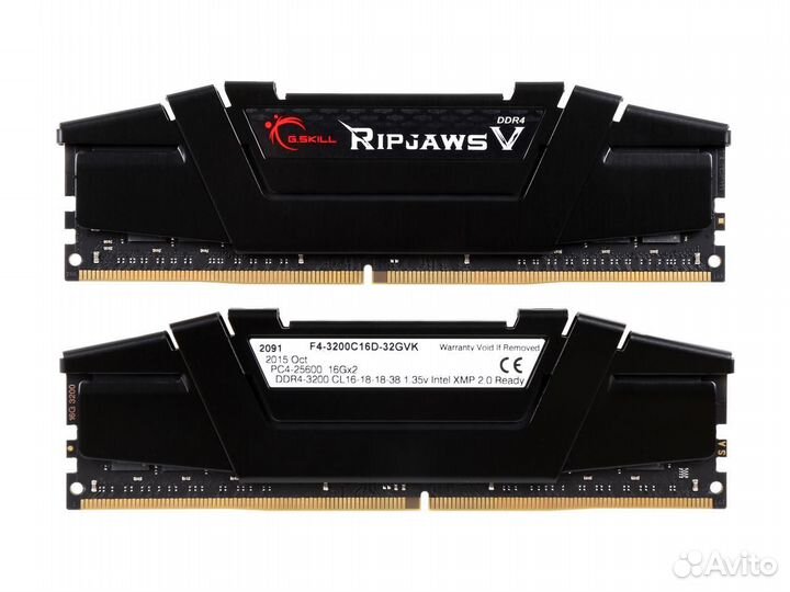 G.skill Ripjaws V Series 32 гб (2 x 16 гб)