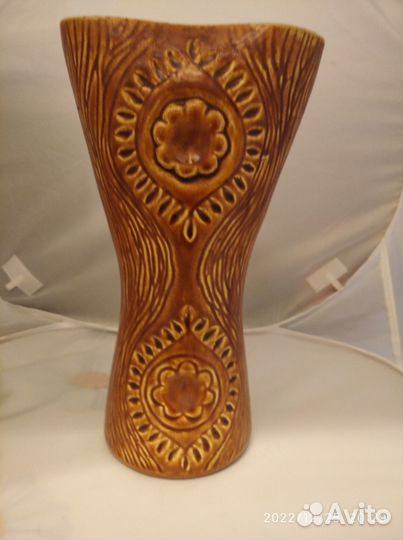 Ваза керамическая фаянсовая