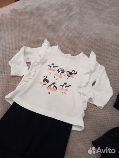 Пакет вещей на девочку осень-зима 74-80 размер