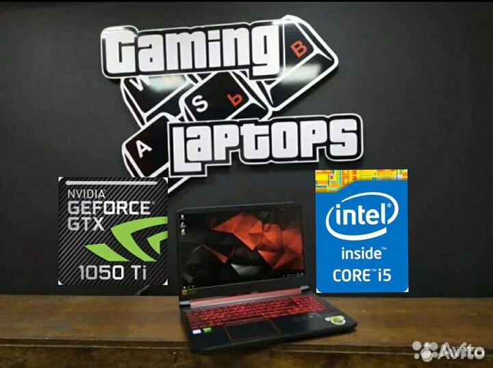 Игровой ноутбук asus / GTX 1050 /Full HD IPS