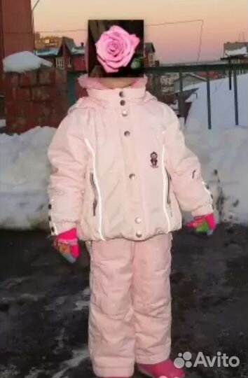 Зимний костюм на девочку 104
