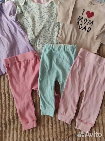 Пакет одежды для девочки 68-74