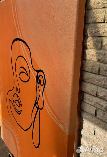 Картина на холсте «девушка»