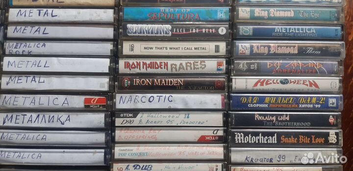 Аудиокассеты Metal, Шансон, и.т.д