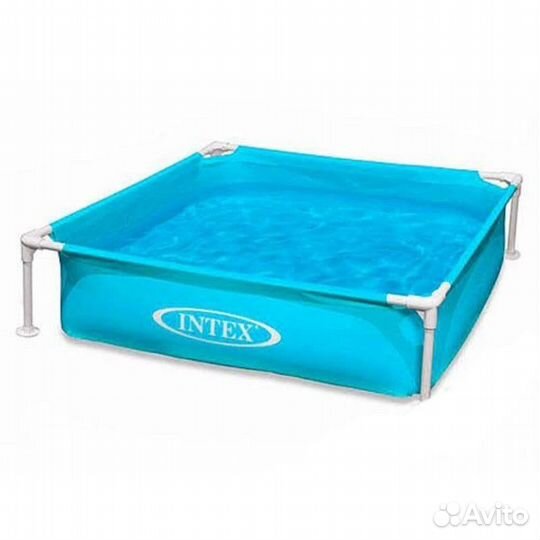 Бассейн Intex каркасный голубой