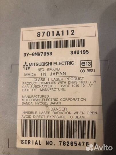 Магнитола на mitsubishi pajero 4