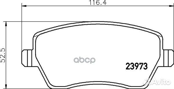 Колодки тормозные дисковые перед LCV NP2010