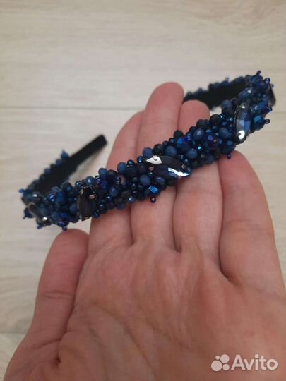 Ободок для волос ручной работы