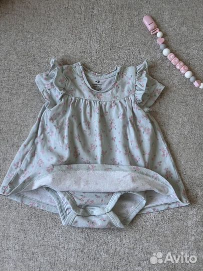 Платье боди для новорожденой девочки H&M