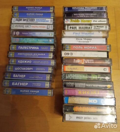 Аудиокассеты с записью