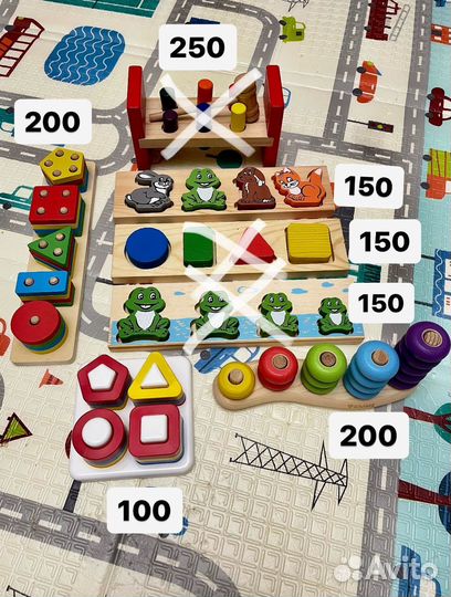 Игрушки развивающие сортеры на 1-2 года