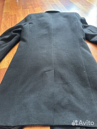 Пальто мужское черное M Wool Caravan короткое