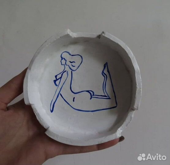 Глиняные пепельницы/подставки под благовония