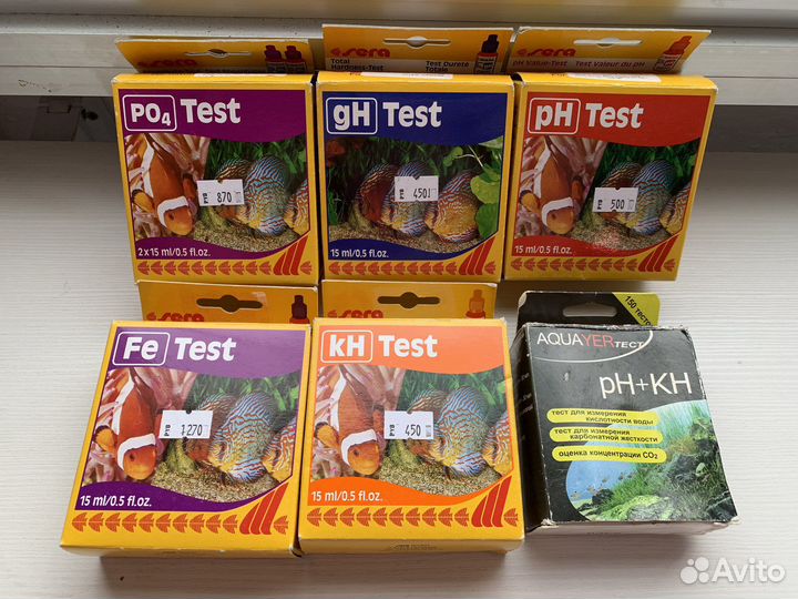 Тесты для аквариумной воды