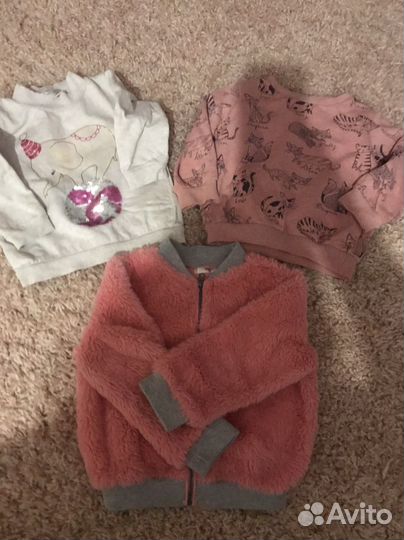 Вещи пакетом на девочку 86 размера