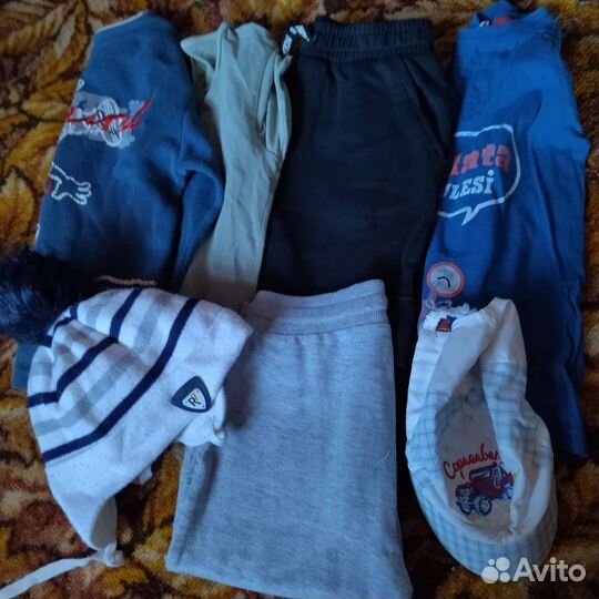 Детские вещи большой пакет на мальчика 104,110