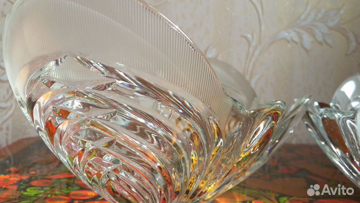 Ваза хрустальная для фруктов