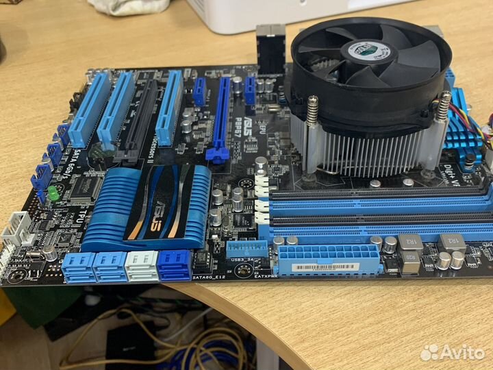 Материнская плата asus pbp67+Intel i5 2500