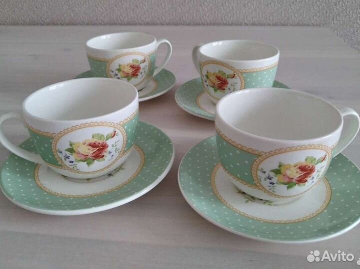 Комплект чайные пары, стиль 