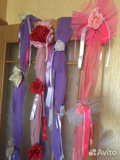 Свадебные украшения на машину