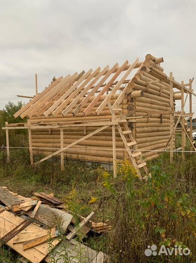 Сборка сруба, срубы домов и бань