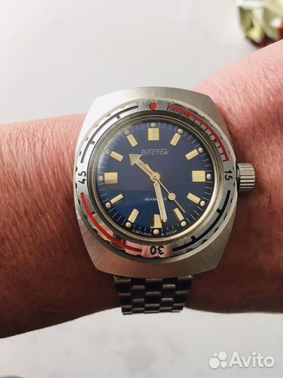 Часы Восток амфибия СССР бочка