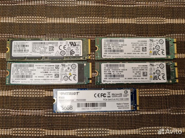 Жесткий диск SSD M.2 Samsung Hynix 256Gb