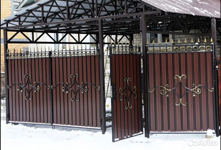 Кованые ворота №41