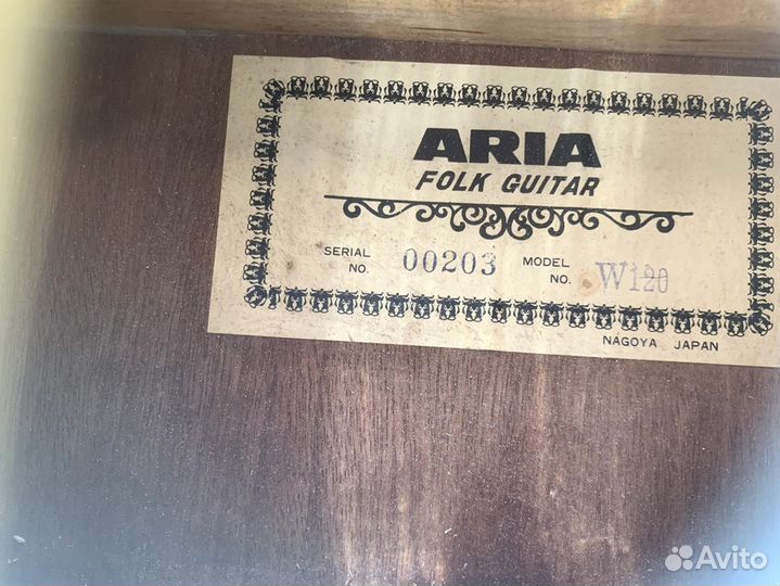 Акустическая гитара Aria w-120 из Японии