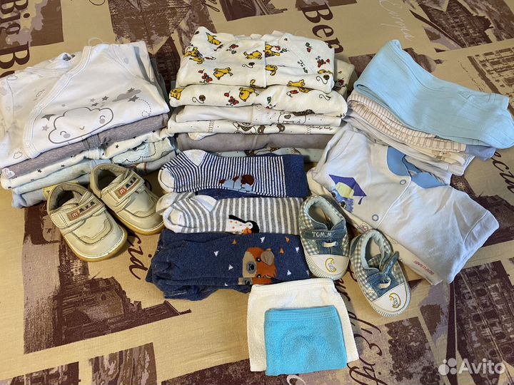 Пакет вещей для новорожденного