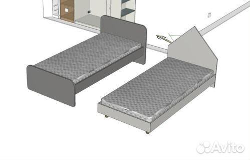 Детская кровать 1.5 спальная