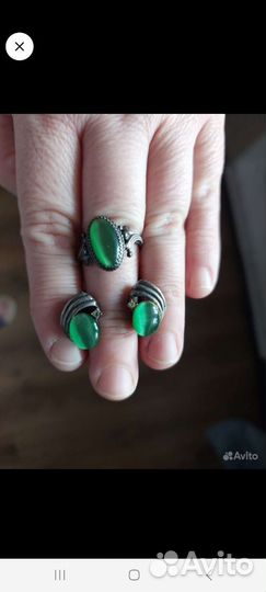 Серьги кольца