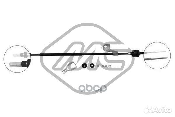 Трос сцепления 82289 metalcaucho