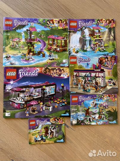 Lego elves - 14 наборов, Lego friends - 6 наборов