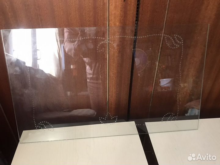 Стекла для книжной полки,2 шт