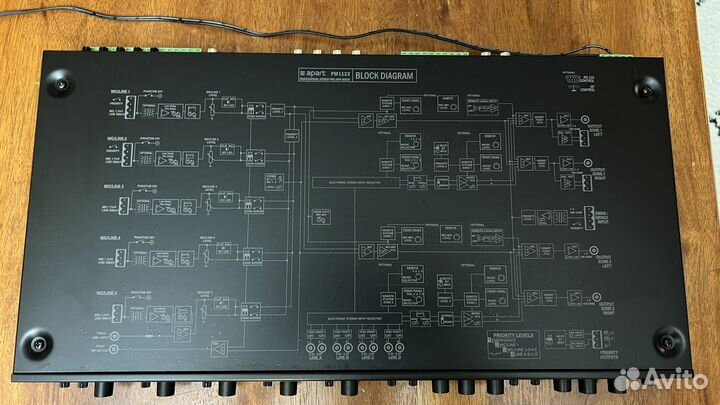Предусилитель двухканальный Apart PM1122