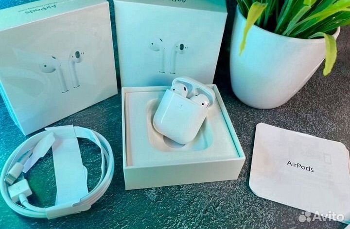 Airpods 2 luxe качество 2024 гарантия