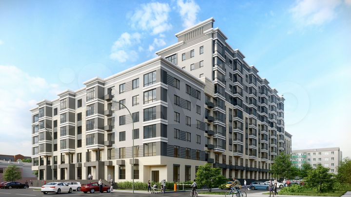 3-к. квартира, 66,4 м², 3/6 эт.