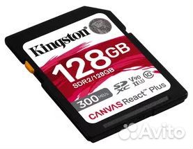 Kingston sdxc 128Gb Canvas React Plus UHS-II V90