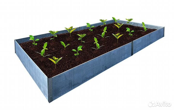 Фиброцементная грядка 3,0х0,75х0,25 метра