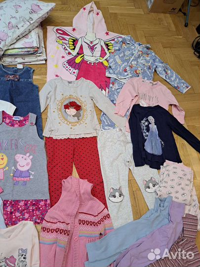 Большой пакет вещей для девочки 104